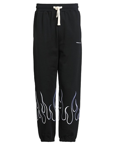 VISION OF SUPER Casual pants Black 100% Cotton