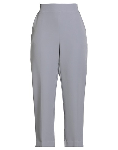 MARYLEY Casual pants Grey 89% Polyester, 11% Elastane
