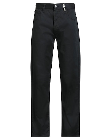 MOSCHINO Casual pants COUTURE Black 97% Cotton, 3% Elastane