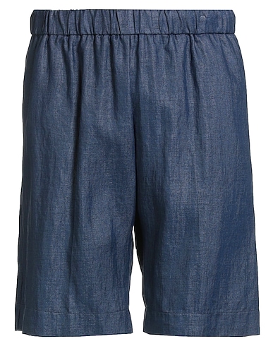 BRIAN DALES Denim shorts 53% Linen, 47% Polyamide