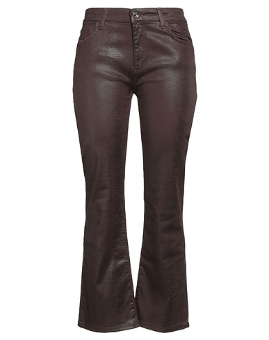 LIU •JO Casual trouser Dark brown 65% Cotton, 31% Lyocell, 4% Elastane