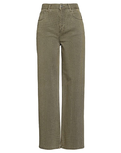 LIU •JO Pantaloni jeans Verde militare 55% Cotone, 45% Lyocell