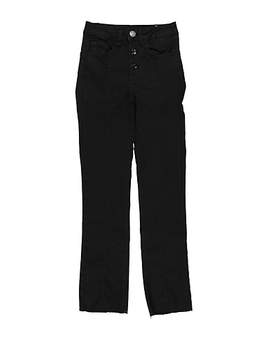 LIU •JO Denim pants Black 70% Cotton, 18% Modal, 8% Polyester, 4% Elastane