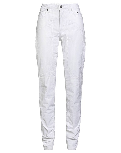 JECKERSON Casual pants White 95% Cotton, 3% PES, 2% Elastane