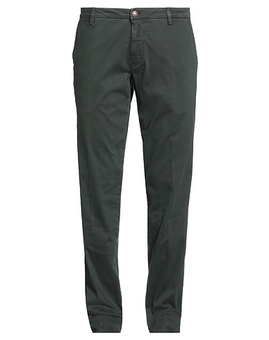 FRADI Casual trouser Military green 98% Cotton, 2% Elastane