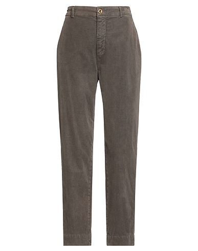MASON'S Casual trouser Dark brown 66% Cotton, 32% Viscose, 2% Elastane
