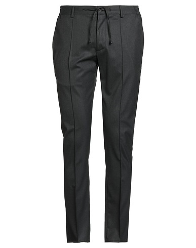GIAB'S Casual pants Charcoal 55% Polyester, 23% Wool, 20% Viscose, 2% Lycra®