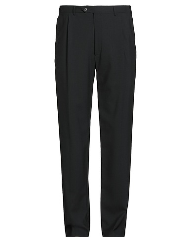 CORNELIANI Casual pants Black 100% Merino Wool