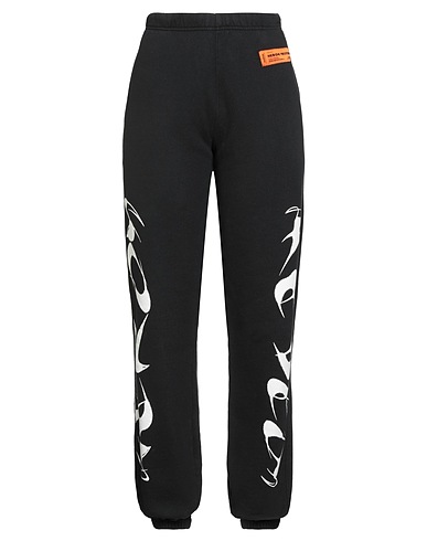 HERON PRESTON Casual trouser Black 100% Cotton, Polyester