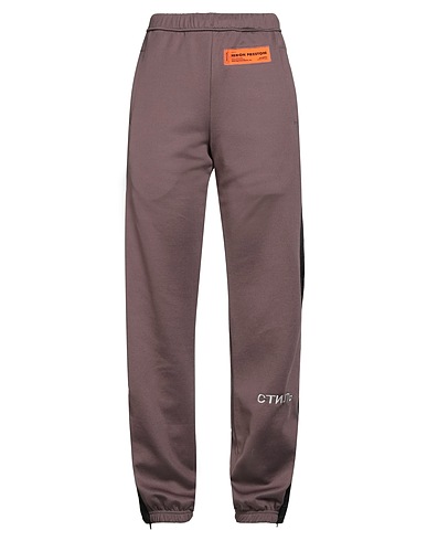 HERON PRESTON Casual trouser Gunmetal 55% Polyester, 45% Cotton, Polyamide