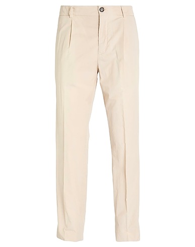 BRUNELLO CUCINELLI Повседневные брюки Бежевый 100% Хлопок