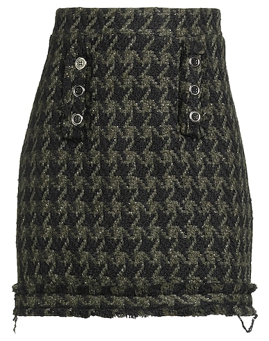 5 PROGRESS Mini skirt VERDE MILITARE 100% Polyester