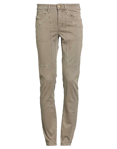 JECKERSON Casual pants Khaki 97% Cotton, 3% Elastane
