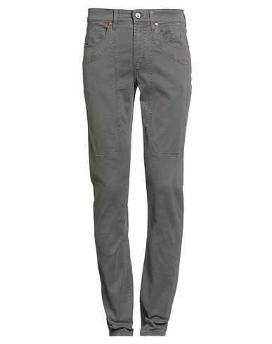 JECKERSON Casual trouser Grey 97% Cotton, 3% Elastane