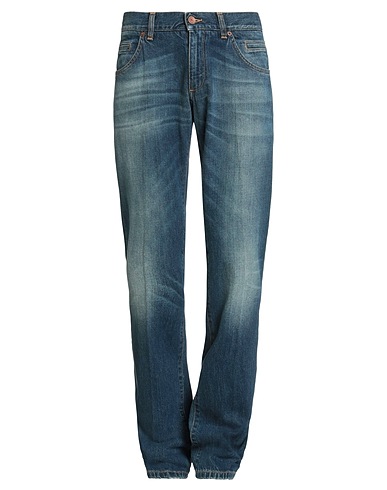 DOLCE&GABBANA Denim pants Blue 100% Cotton