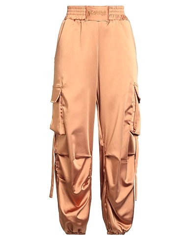 DISCLAIMER Casual pants Camel 96% Polyester, 4% Elastane
