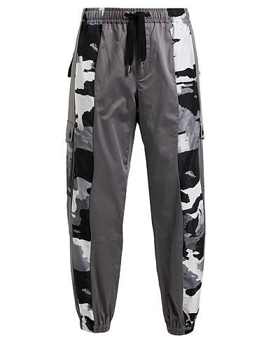 DOLCE&GABBANA Casual pants Grey 82% Cotton, 16% Polyester, 2% Elastane