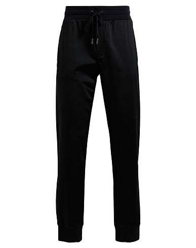 DOLCE&GABBANA Pantalone Nero 100% Poliestere, Ottone, Poliammide, Elastan