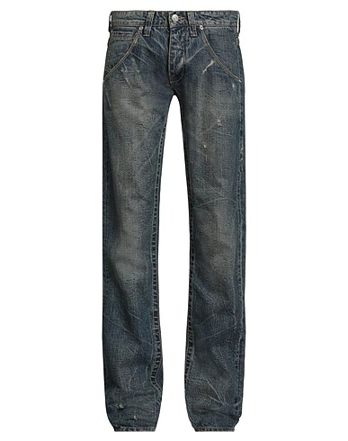 LIU •JO MAN Denim trousers Blue 100% Cotton
