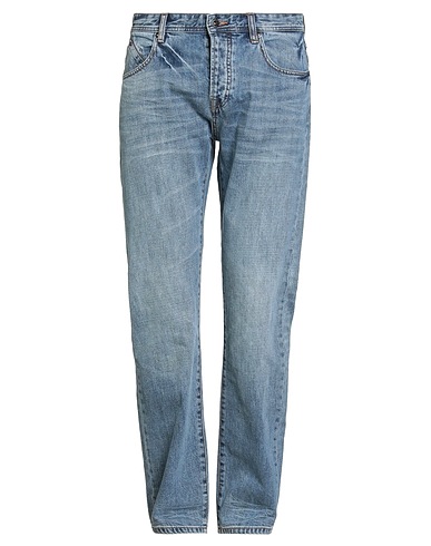 BARBOUR Denim trousers INTERNATIONAL Blue 100% Cotton