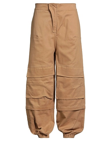 DISCLAIMER Casual pants Camel 100% Cotton