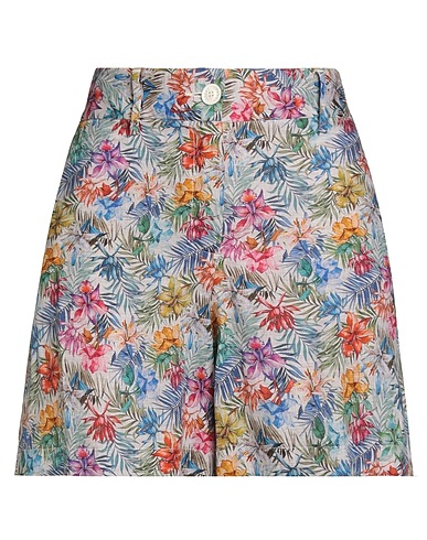 T-JACKET by TONELLO Shorts & Bermudas Hellgrau 100% Leinen