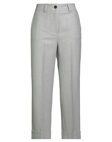 PESERICO Casual trouser Light grey 80% Virgin Wool, 16% Polyester, 2% Polyamide, 2% Elastane