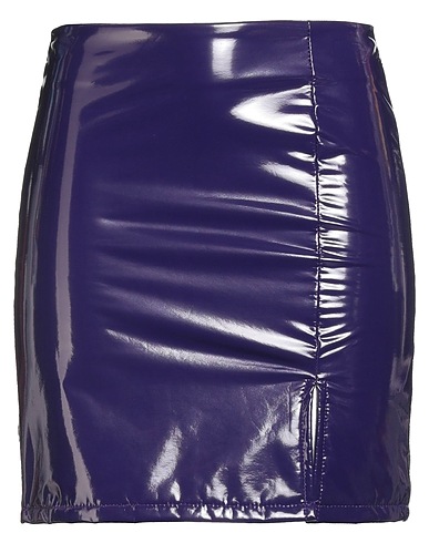VANESSA SCOTT Mini skirt Purple 65% Polyester, 30% Polyurethane, 5% Elastane