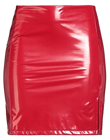 VANESSA SCOTT Mini skirt Red 65% Polyester, 30% Polyurethane, 5% Elastane