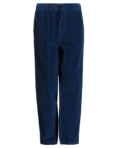 EAT DUST Casual trouser Blue 100% Cotton