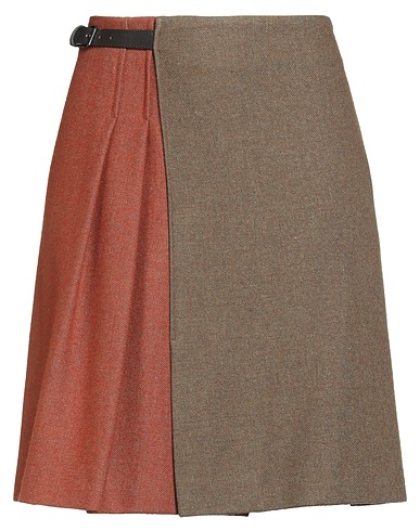 ETRO Mini skirt Khaki 55% Wool, 45% Polyester