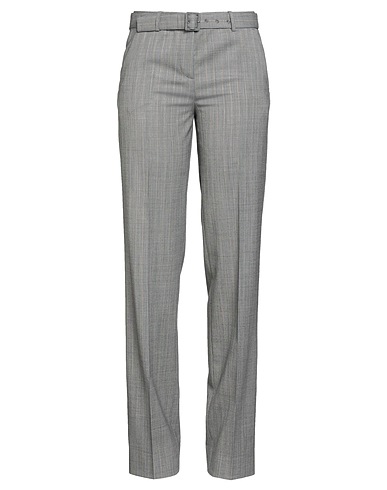 LARDINI Casual trouser Grey 53% Polyester, 43% Wool, 4% Elastane