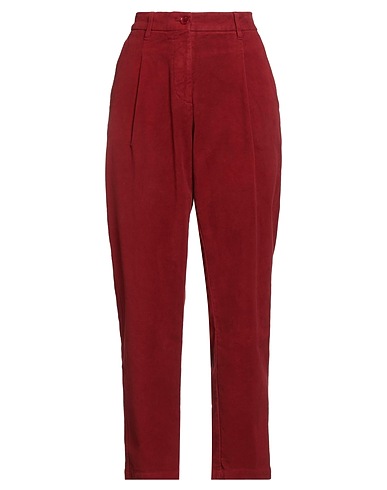 ASPESI Casual trouser Brick red 97% Cotton, 3% Elastane