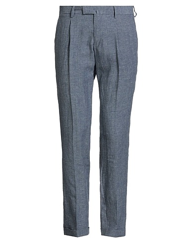 BRIGLIA 1949 Casual trouser Blue 51% Linen, 49% Wool