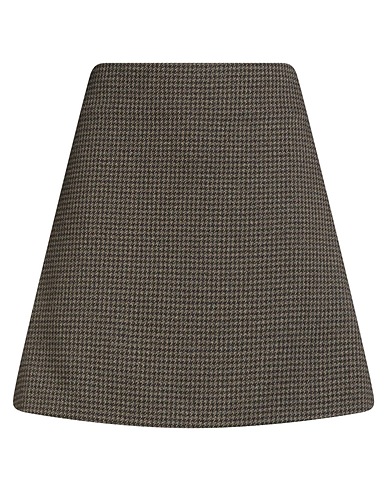 PHILOSOPHY di LORENZO SERAFINI Mini skirt Sage green 100% Polyester