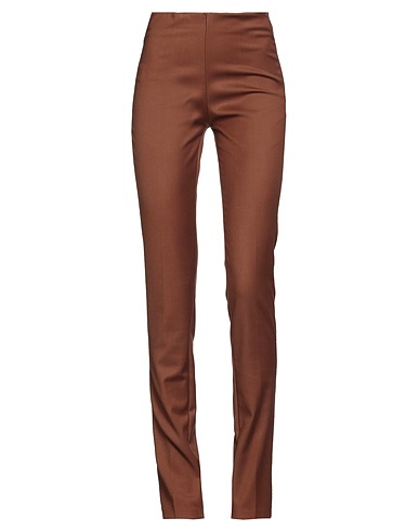 MARSĒM Pantalone COLLECTION Marrone 63% Poliestere, 34% Viscosa, 3% Elastan