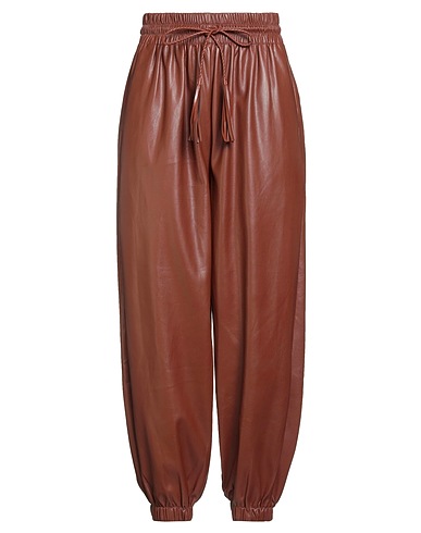 MOTHER Casual pants Brown 100% Polyurethane