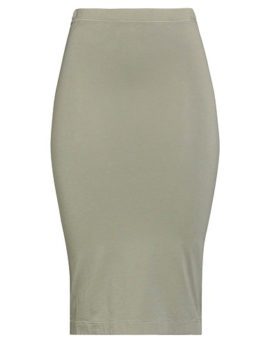 JUCCA Midi skirt Khaki 93% Cotton, 7% Elastane