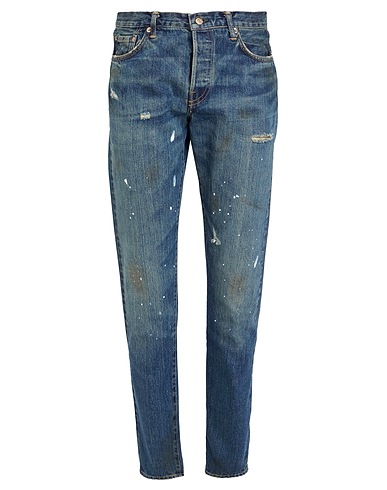 EDWIN Denim pants Blue 100% Cotton