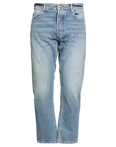 ICON DENIM Denim trousers Blue 100% Cotton