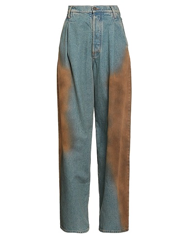 UMA WANG Denim pants Blue 100% Cotton