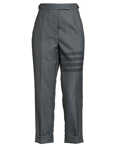 THOM BROWNE Casual trouser Lead 50% Wool, 50% Polyester