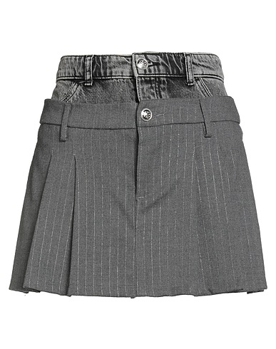 LIU •JO Shorts & Bermuda BETTER DENIM Grey 62% Polyester, 34% Viscose, 3% Elastane, 1% Metallic Polyester, Cotton
