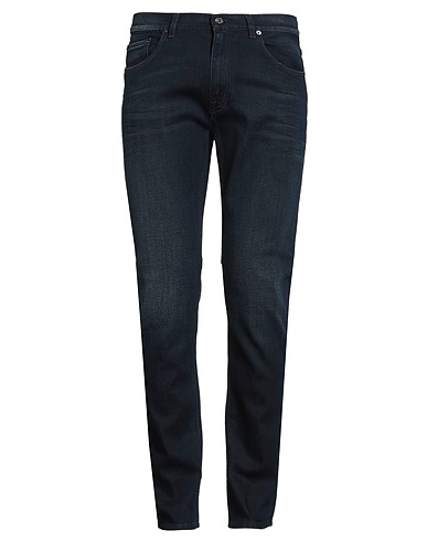 ACNE STUDIOS Denim trousers Blue 70% Cotton, 29% Lyocell, 1% Elastane