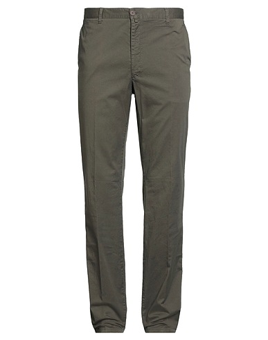 BARBOUR Casual trouser Dark green 98% Cotton, 2% Elastane