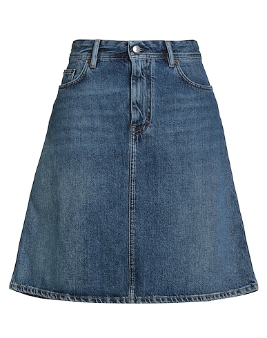 ACNE STUDIOS Denim skirt Blue 100% Cotton