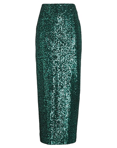 ELIE SAAB Long skirt Emerald green 53% Polyester, 45% Silk, 2% Elastane