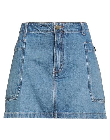 FRAME Denim skirt Blue 80% Recycled cotton, 20% Post-consumer recycled cotton