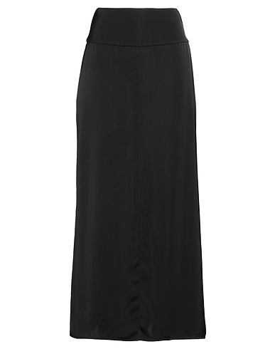 JIL SANDER Langer Rock Schwarz 100% Viskose