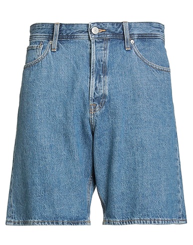 JACK & JONES Denim shorts Blue 80% Cotton, 20% Recycled cotton